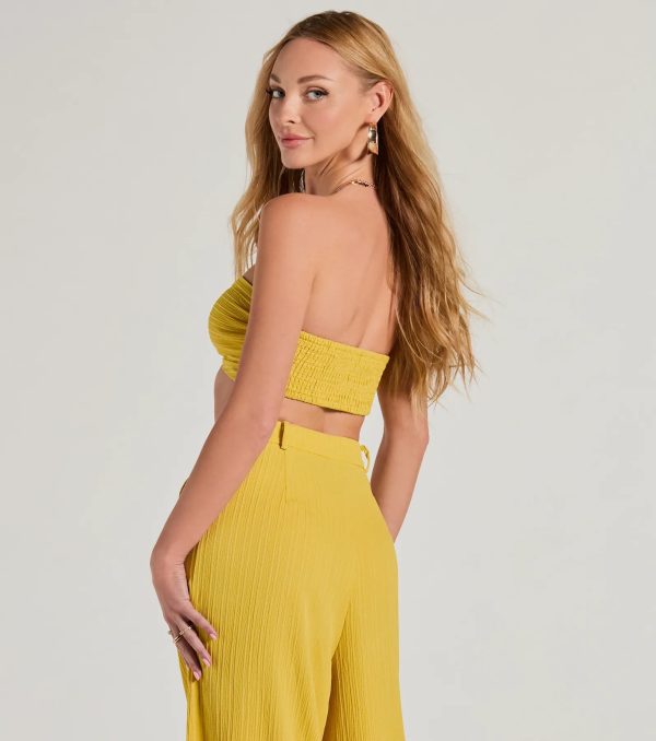 Endless Vacay Strapless Tube Crop Top - Image 6