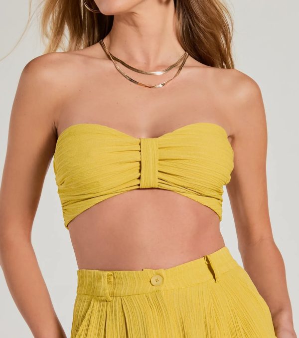 Endless Vacay Strapless Tube Crop Top - Image 8