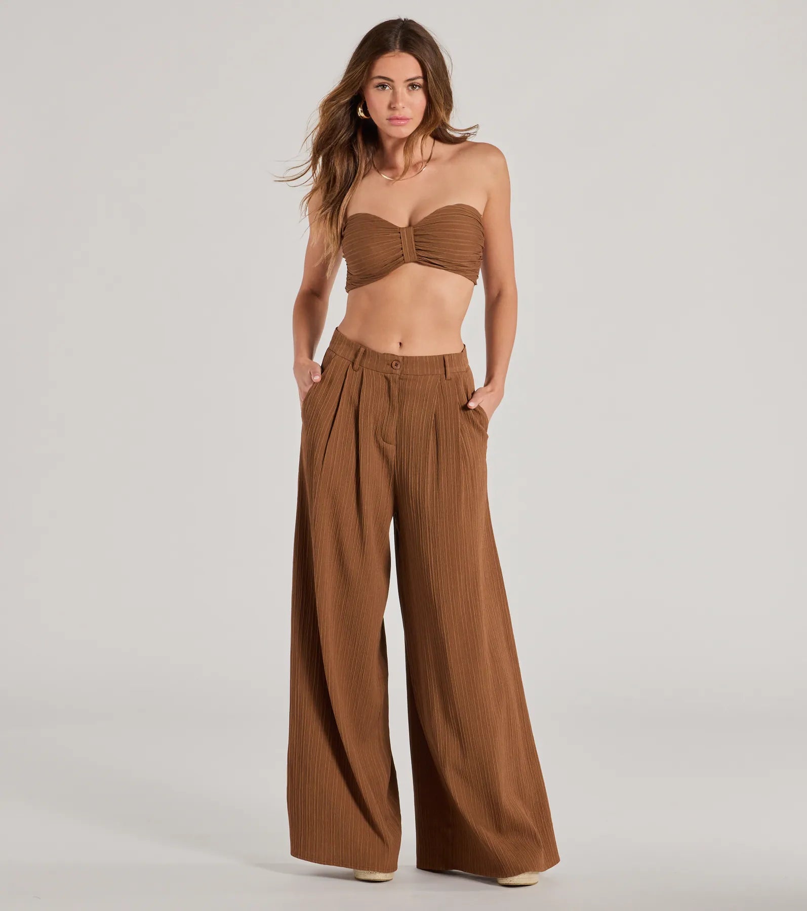 Endless Vacay Strapless Tube Crop Top - Image 4