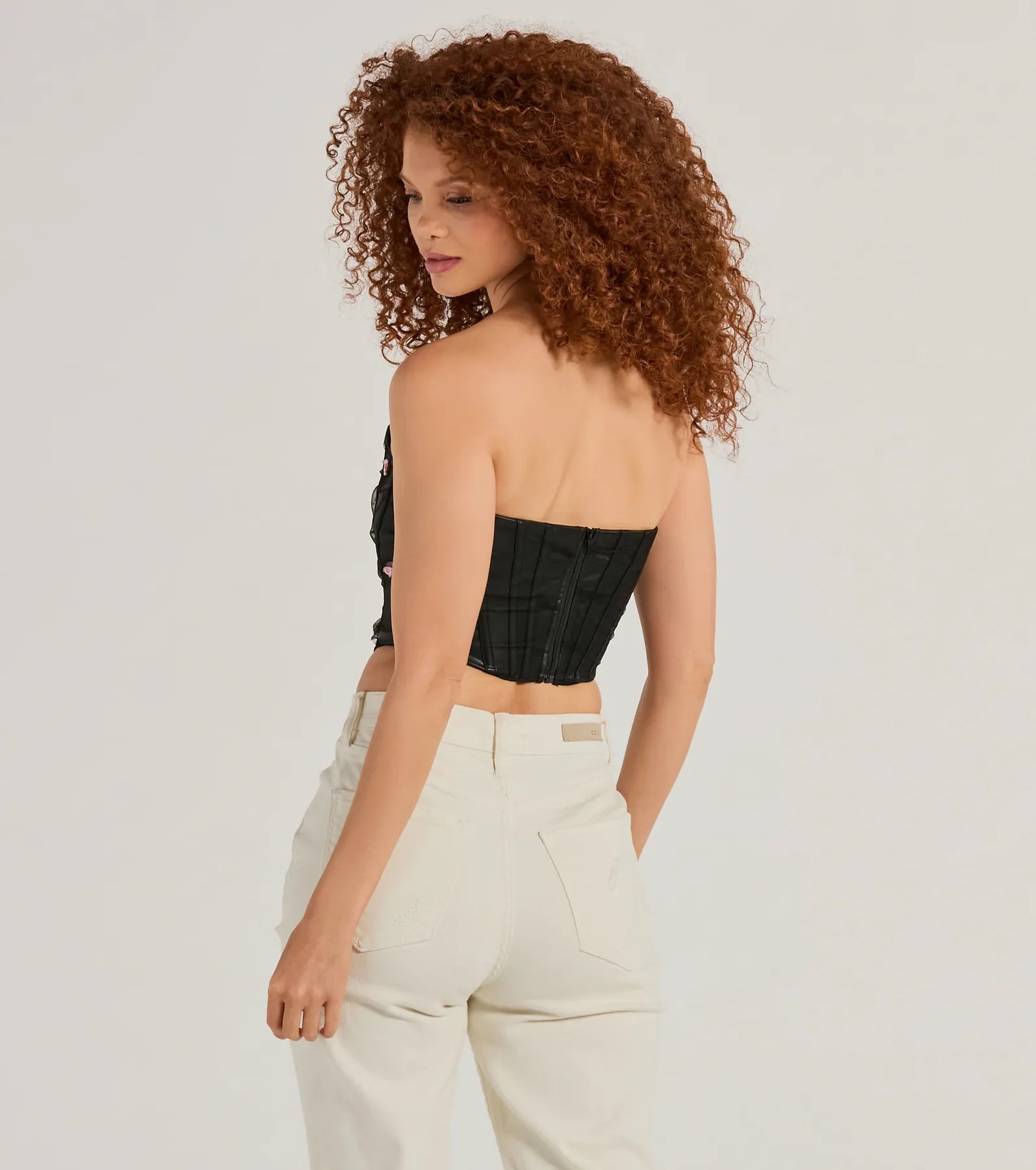 Trend Alert Faux Leather Corset - Image 2