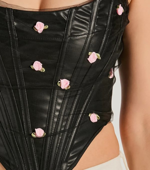 Trend Alert Faux Leather Corset - Image 4