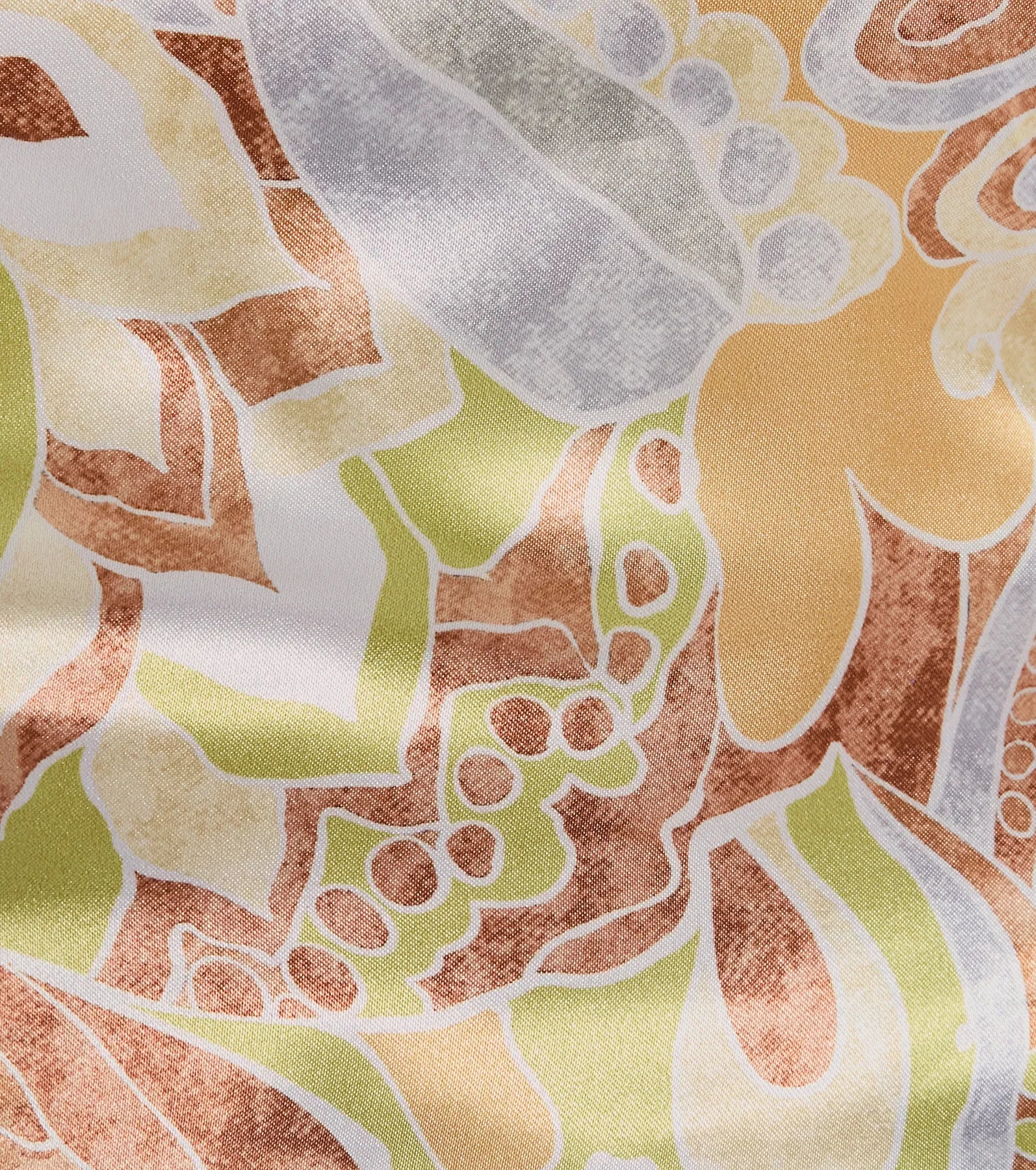 Too Cute Energy Strapless Paisley Satin Crop Top - Image 3