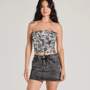 Call Of The Wild Jungle Tapestry Lace-Up Corset Top