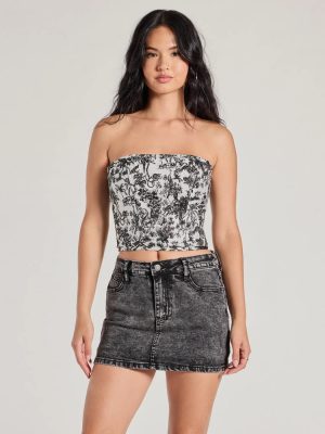 Call Of The Wild Jungle Tapestry Lace-Up Corset Top