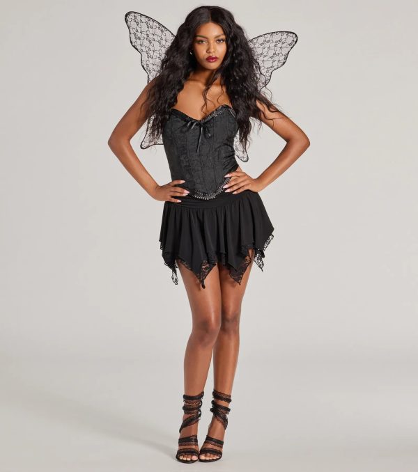 Fallen Fairy Lace-Up Corset Top - Image 3