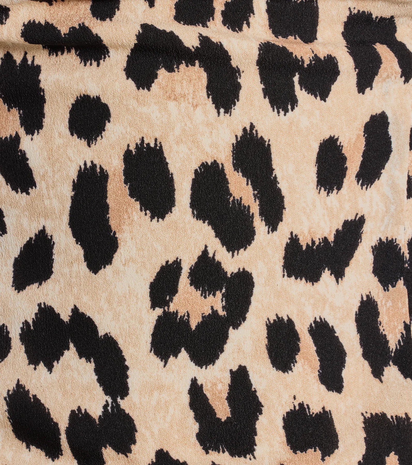 On The Wild Side Leopard Satin Cami Crop Top - Image 4
