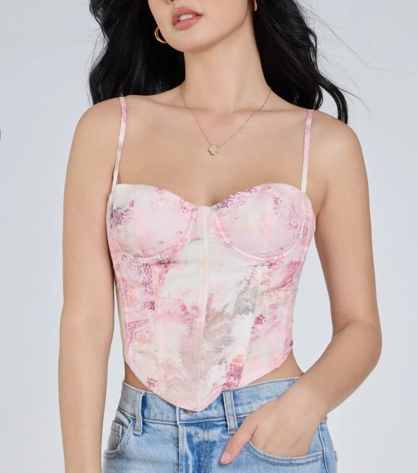 One Of A Kind Multi-Print Corset Top - Image 3