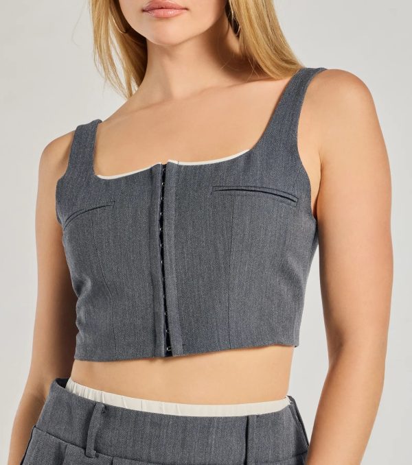 Keep It Casual Square Neck Cropped Tank Top - Image 4
