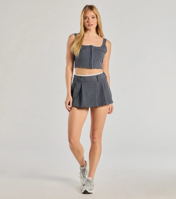 Keep It Casual Square Neck Cropped Tank Top - Image 5