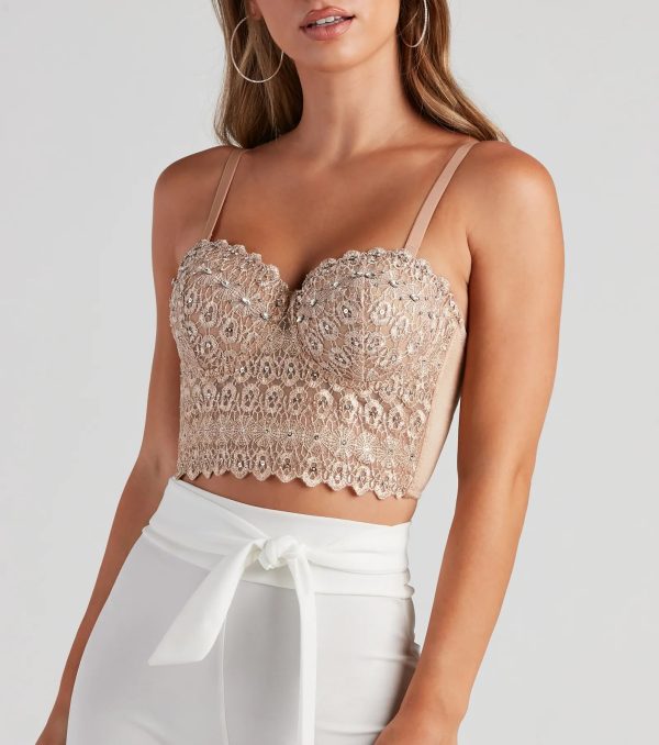 Reigning Lace Bustier Top - Image 4