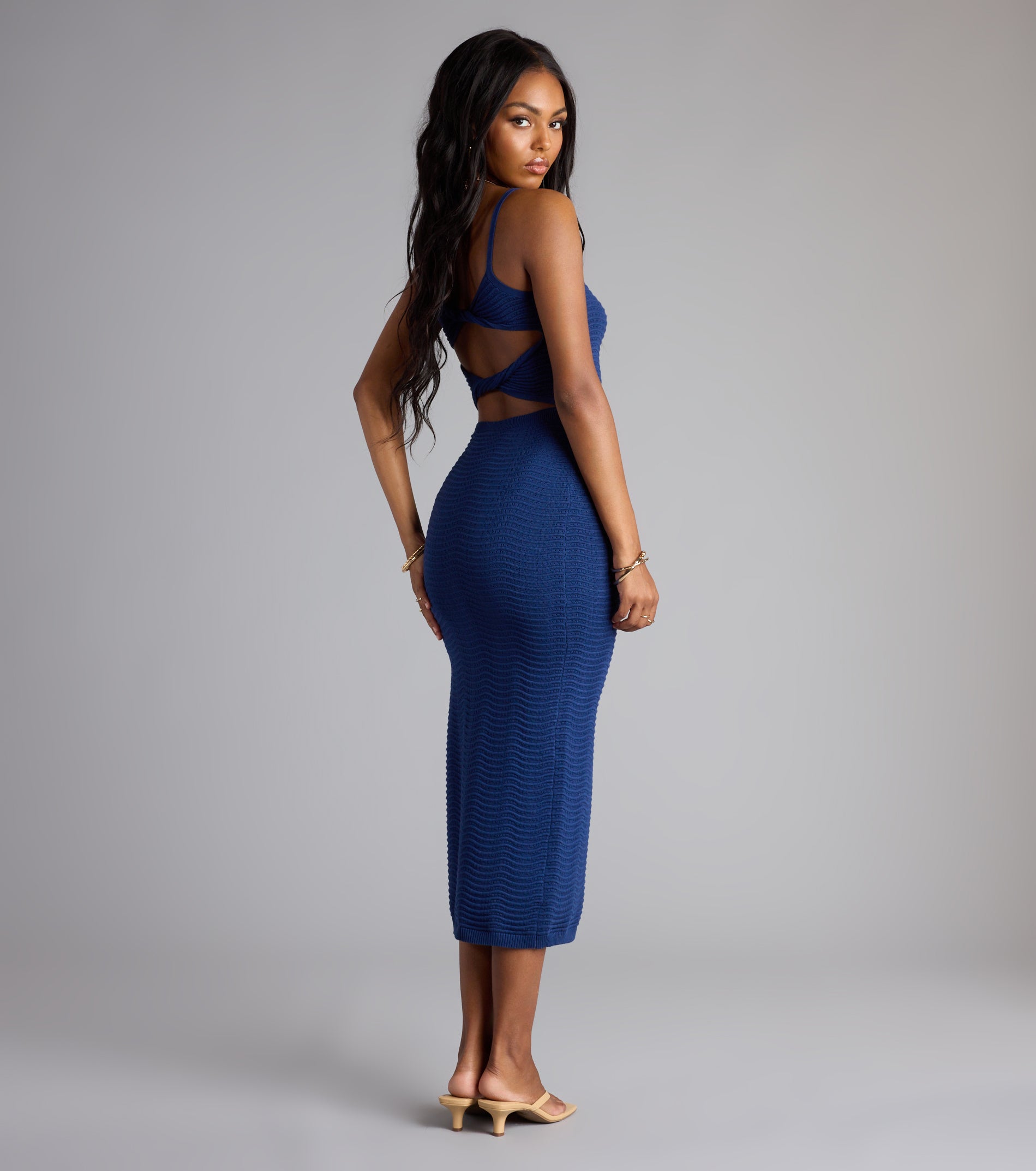 Sultry Mood Cutout Bodycon Midi Dress - Image 6