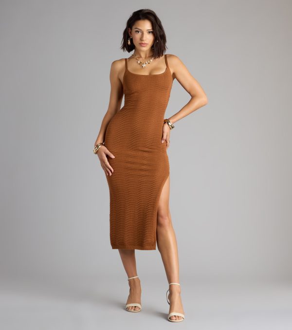 Sultry Mood Cutout Bodycon Midi Dress - Image 12
