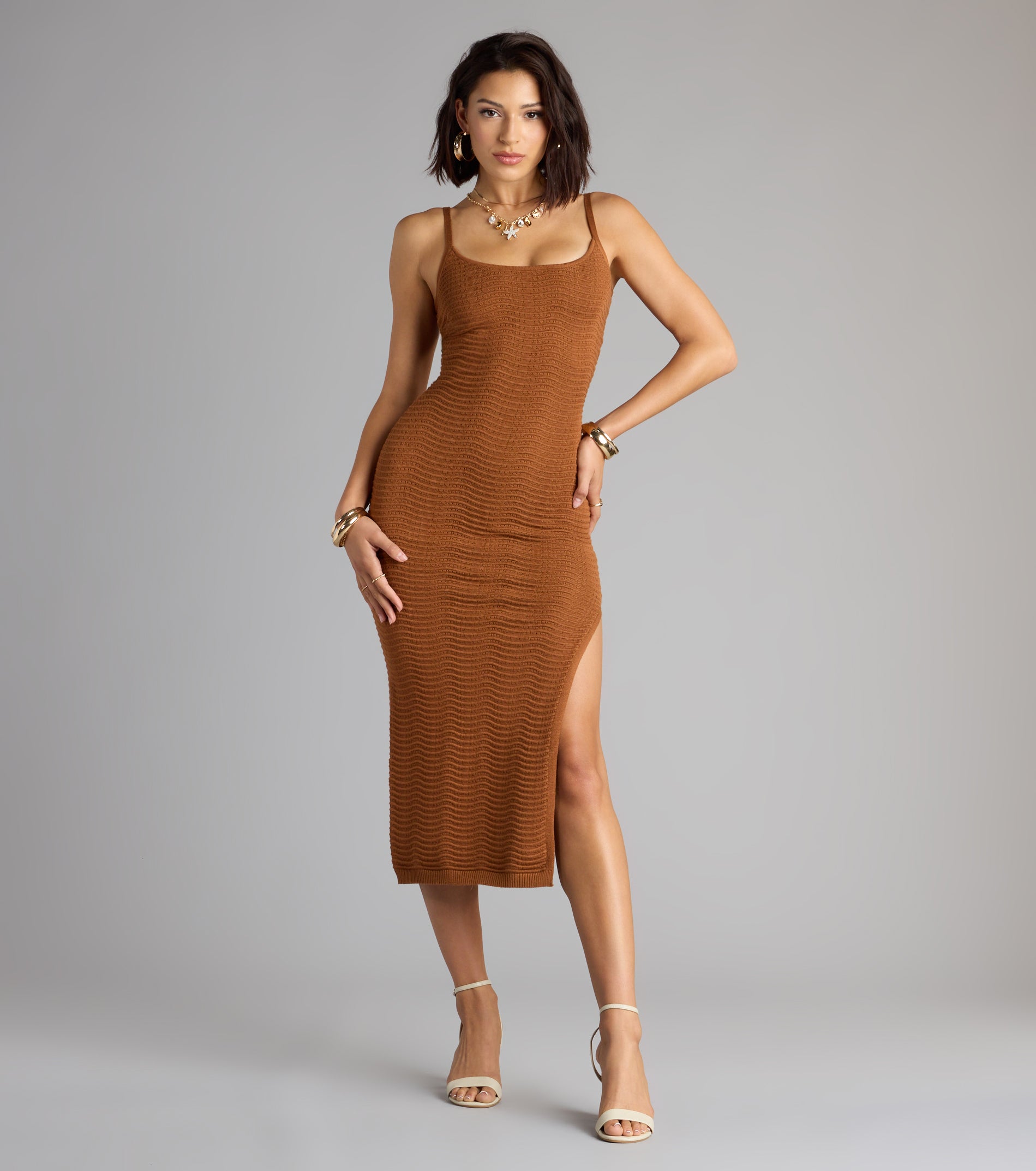 Sultry Mood Cutout Bodycon Midi Dress - Image 12