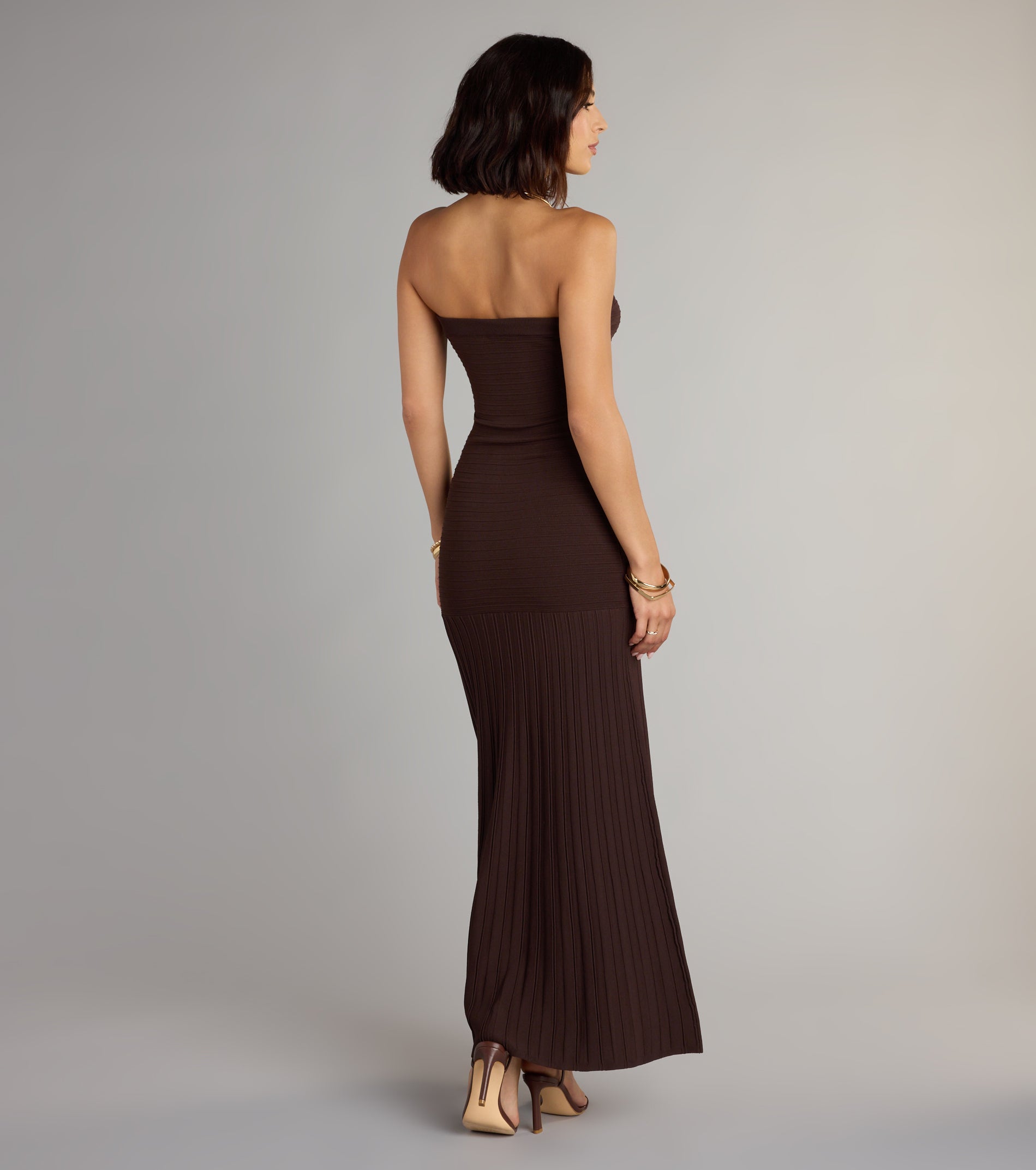 All Eyes On You Strapless Maxi Dress - Image 2