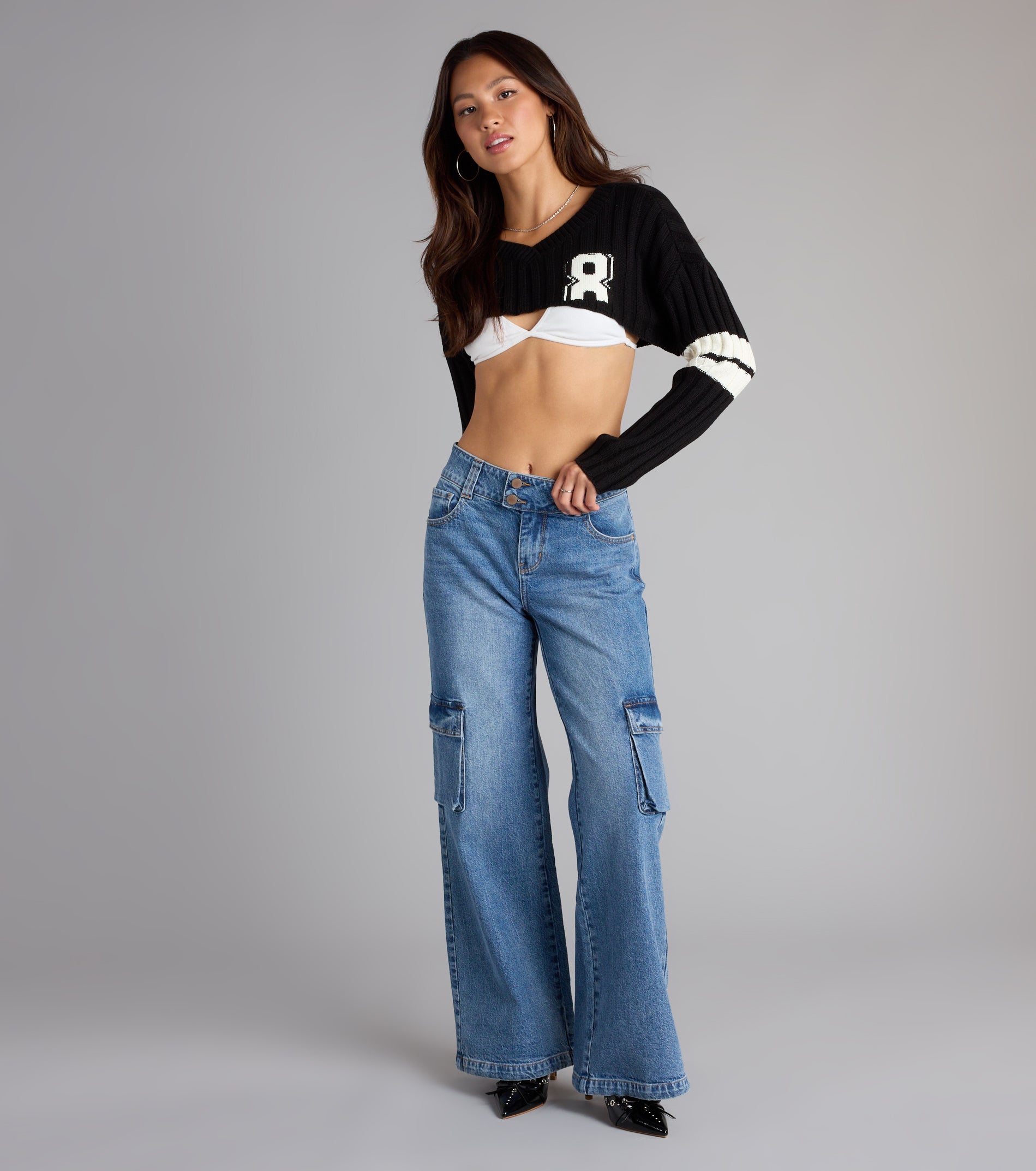 Varsity Vibes Sweater Topper - Image 3