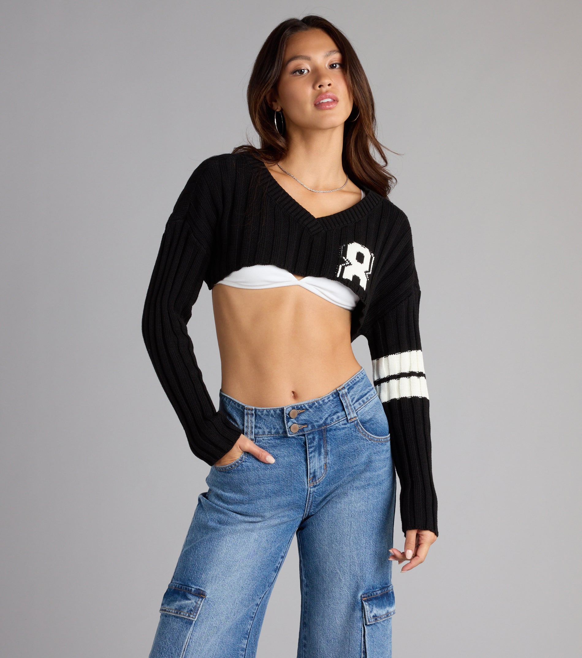 Varsity Vibes Sweater Topper - Image 4