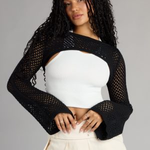 Catch Flights Crochet Sweater Topper