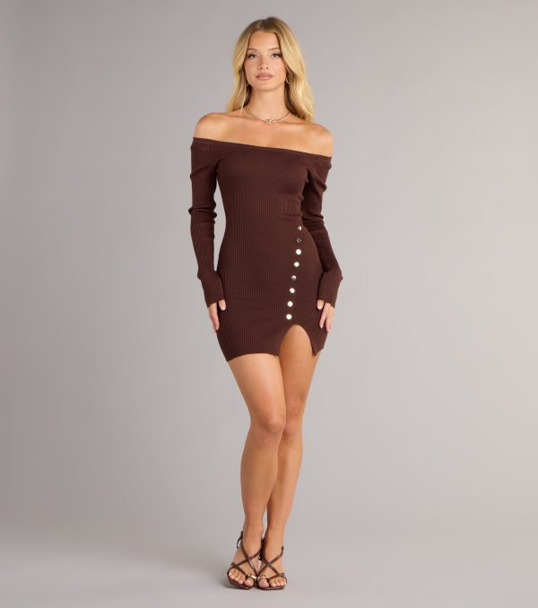Casually Flirty Off-The-Shoulder Mini Dress - Image 3