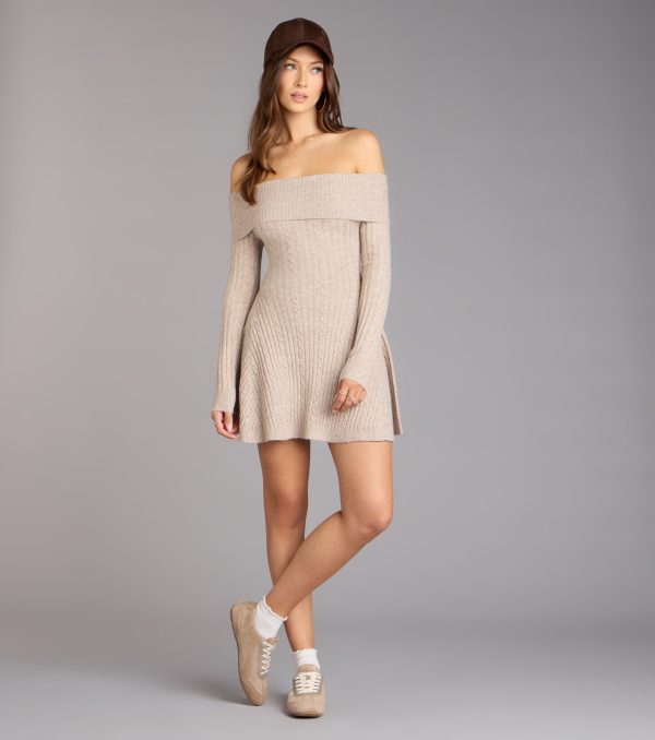 Wrapped Up Cute Off-The-Shoulder Dress - Image 4