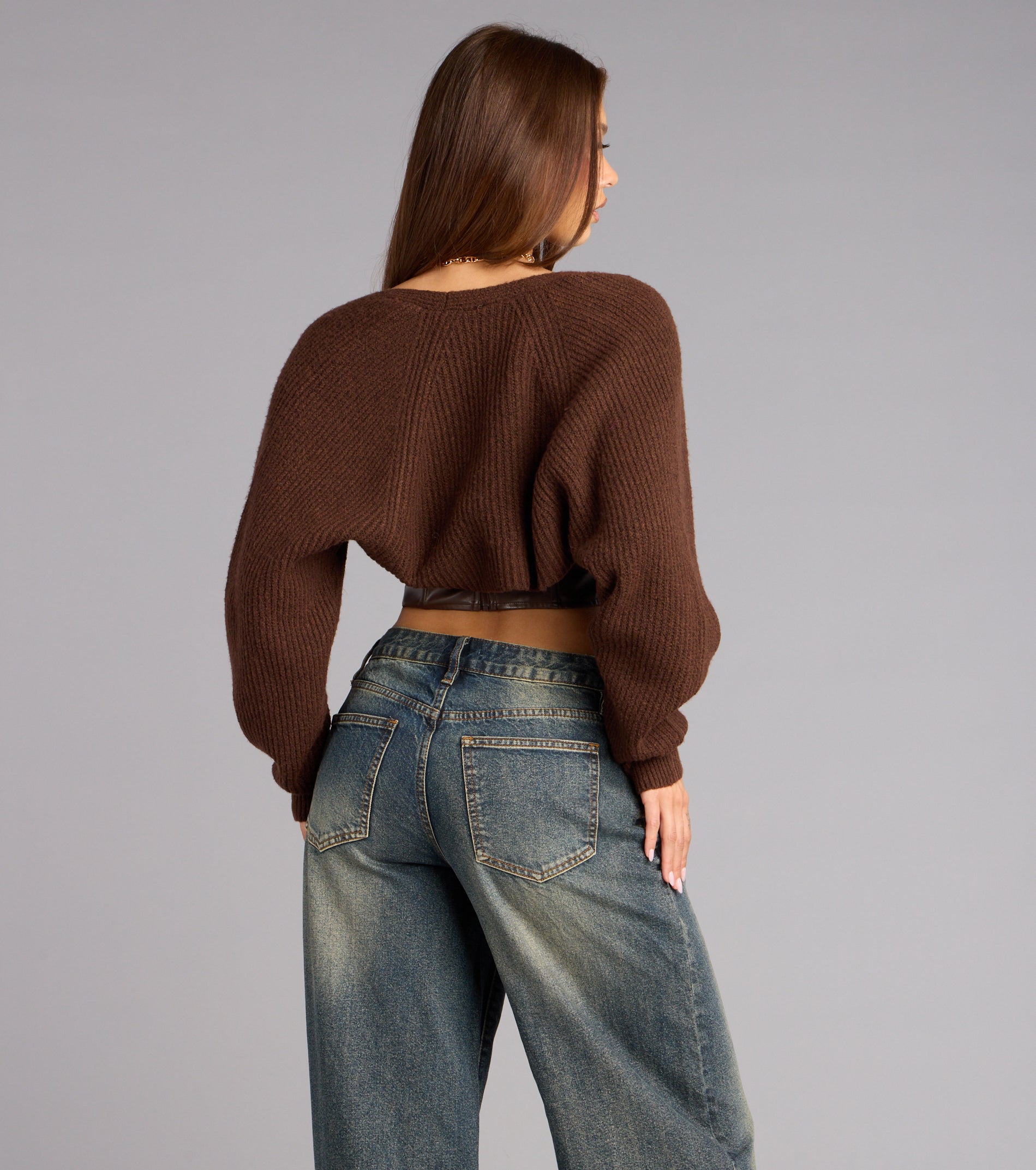 Effortless Chill Ribbed Bolero - Image 2