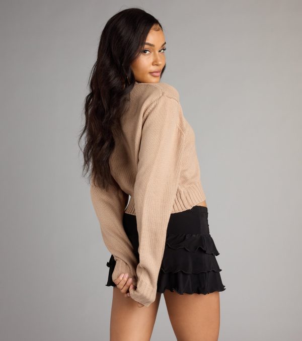 Cozy Agenda Crew Neck Knit Sweater - Image 2