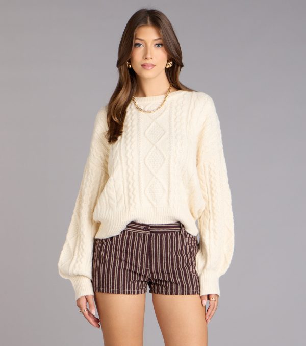 Snuggle Season Cable Knit Sweater - Image 5