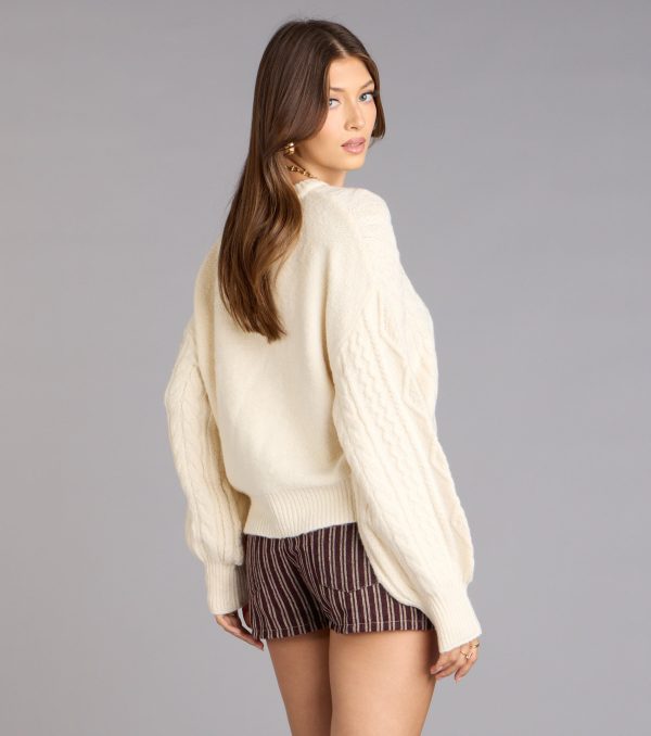 Snuggle Season Cable Knit Sweater - Image 6