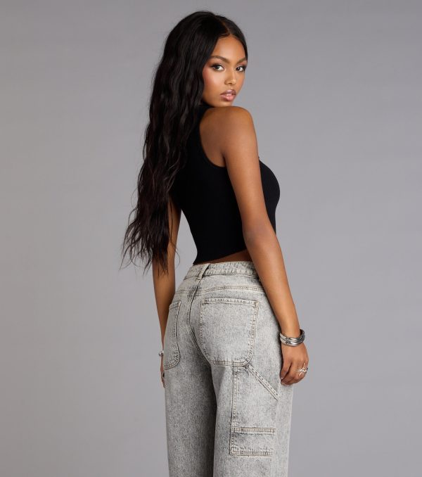 Streetwear Vibes Crop Tank Top - Image 2