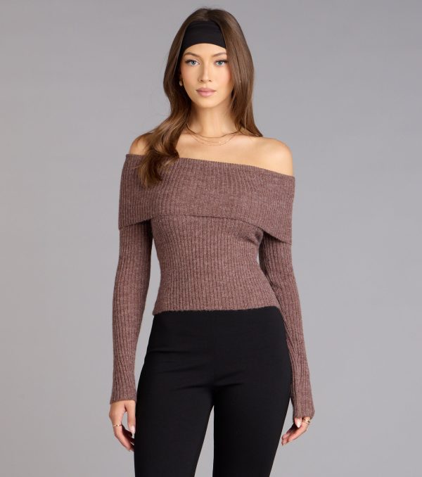 Autumn Muse Off-The-Shoulder Sweater - Image 2