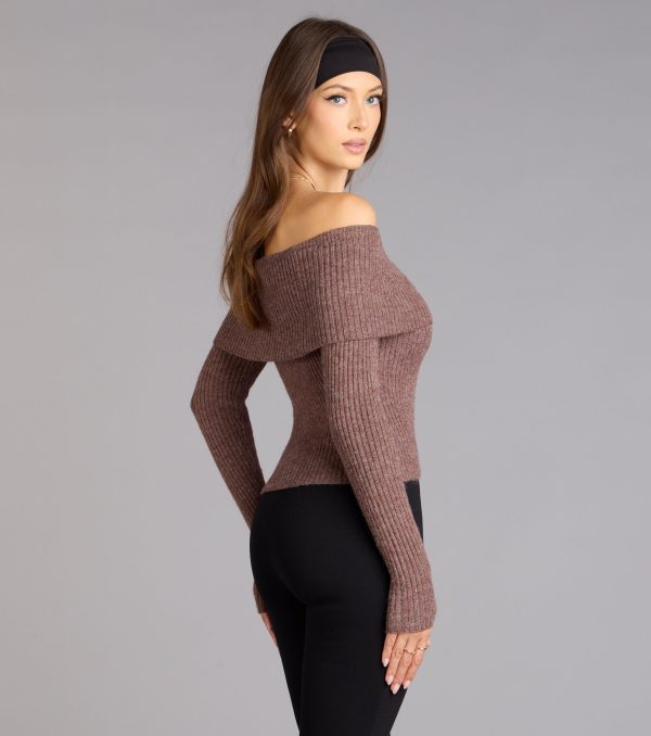 Autumn Muse Off-The-Shoulder Sweater - Image 3