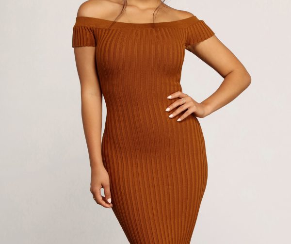 Keepin' Knit Stylish Sweater Dress - Image 3