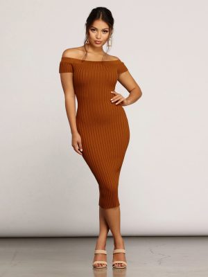 Keepin' Knit Stylish Sweater Dress
