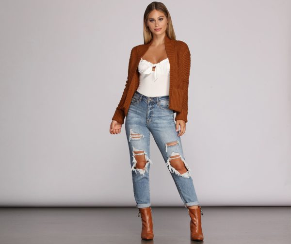 Want It Shawl Knit Cardigan - Image 7