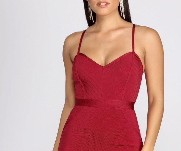 Curves Ahead Bandage Midi Dress - Image 7