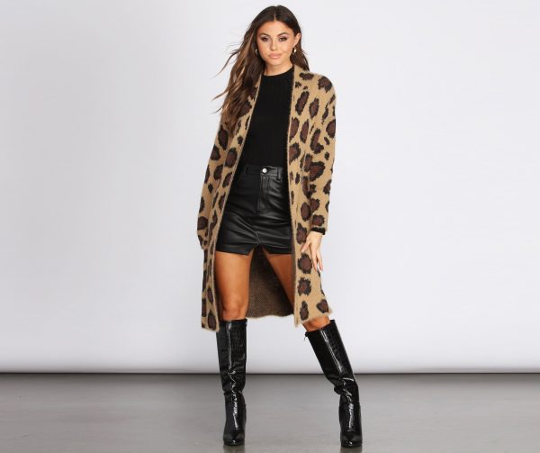 A Long Time Obsession Leopard Cardigan - Image 5