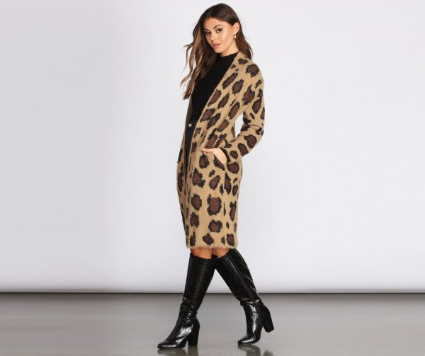A Long Time Obsession Leopard Cardigan - Image 7