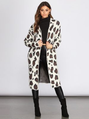 A Long Time Obsession Leopard Cardigan