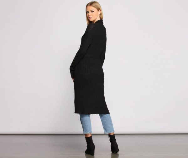 The Every Day Ribbed Tie Waist Cardigan - Image 7