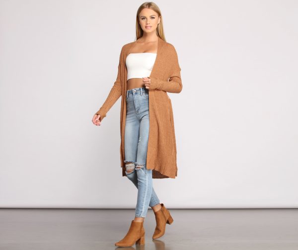The Every Day Ribbed Tie Waist Cardigan - Image 10