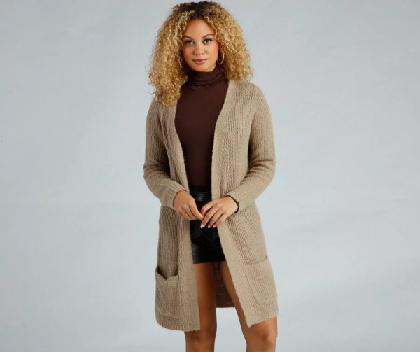 So Cozy Fuzzy Knit Cardigan - Image 5