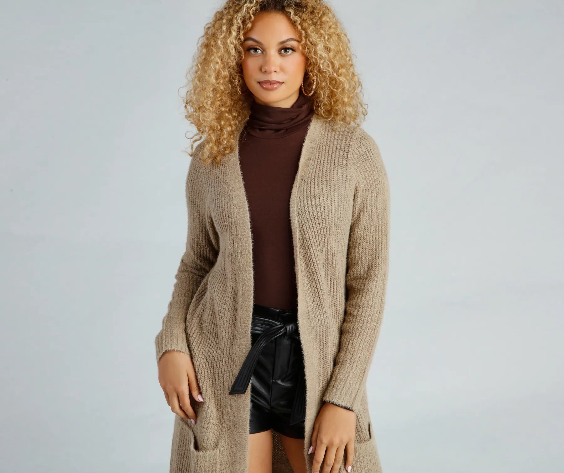 So Cozy Fuzzy Knit Cardigan - Image 7