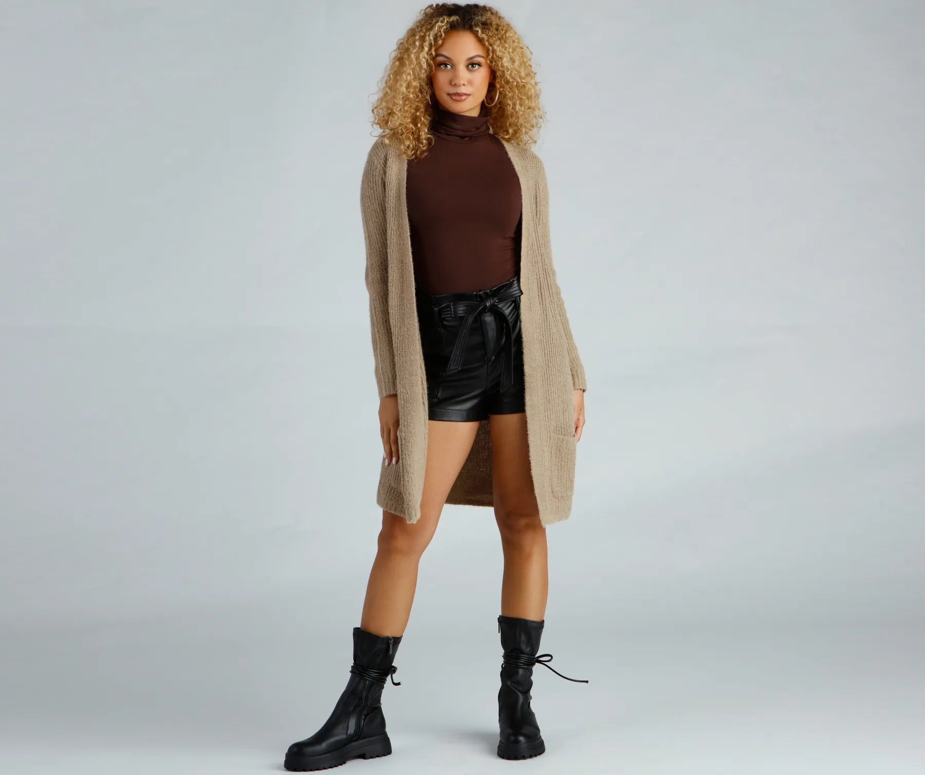 So Cozy Fuzzy Knit Cardigan - Image 8