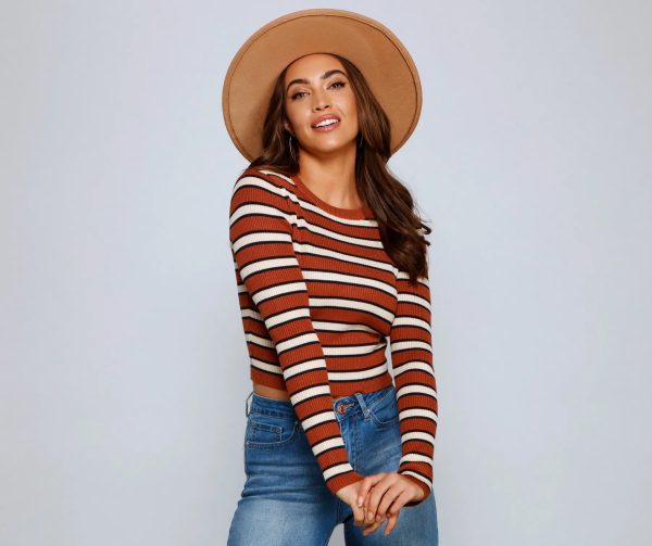 Trendsetting Babe Cropped Sweater - Image 3