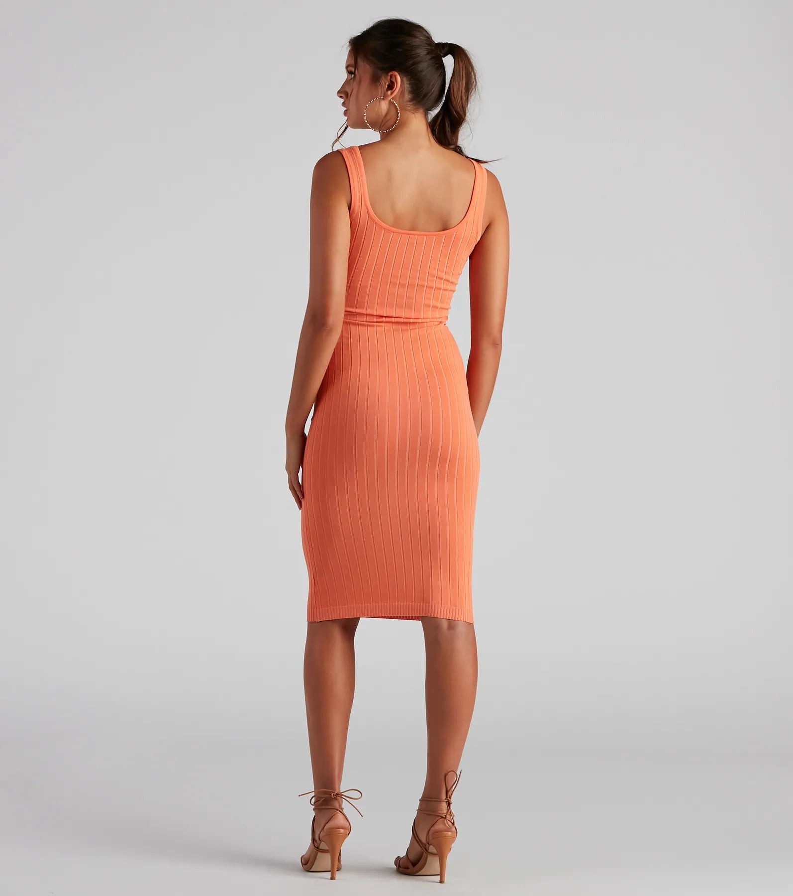 Taking the Plunge Scoop Neck Midi Dress - Image 14