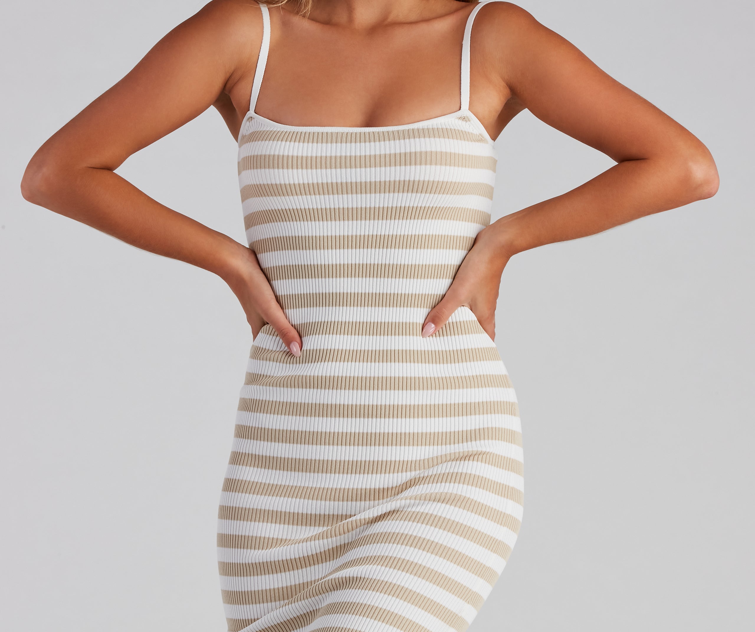 Earn Your Stripes Sweater Midi Dress - Image 4