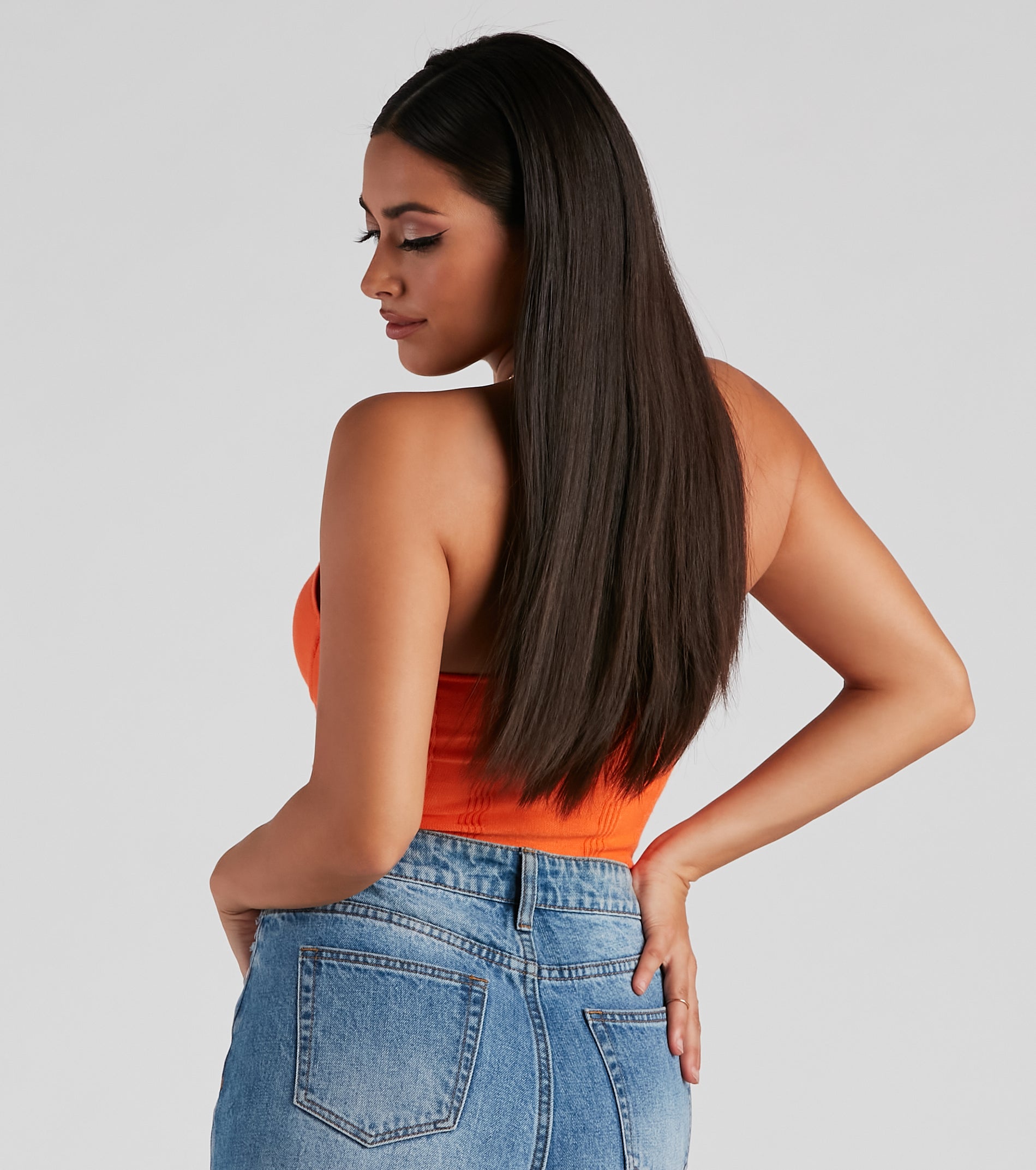 Sweet Spot Sweater Knit Bustier - Image 8