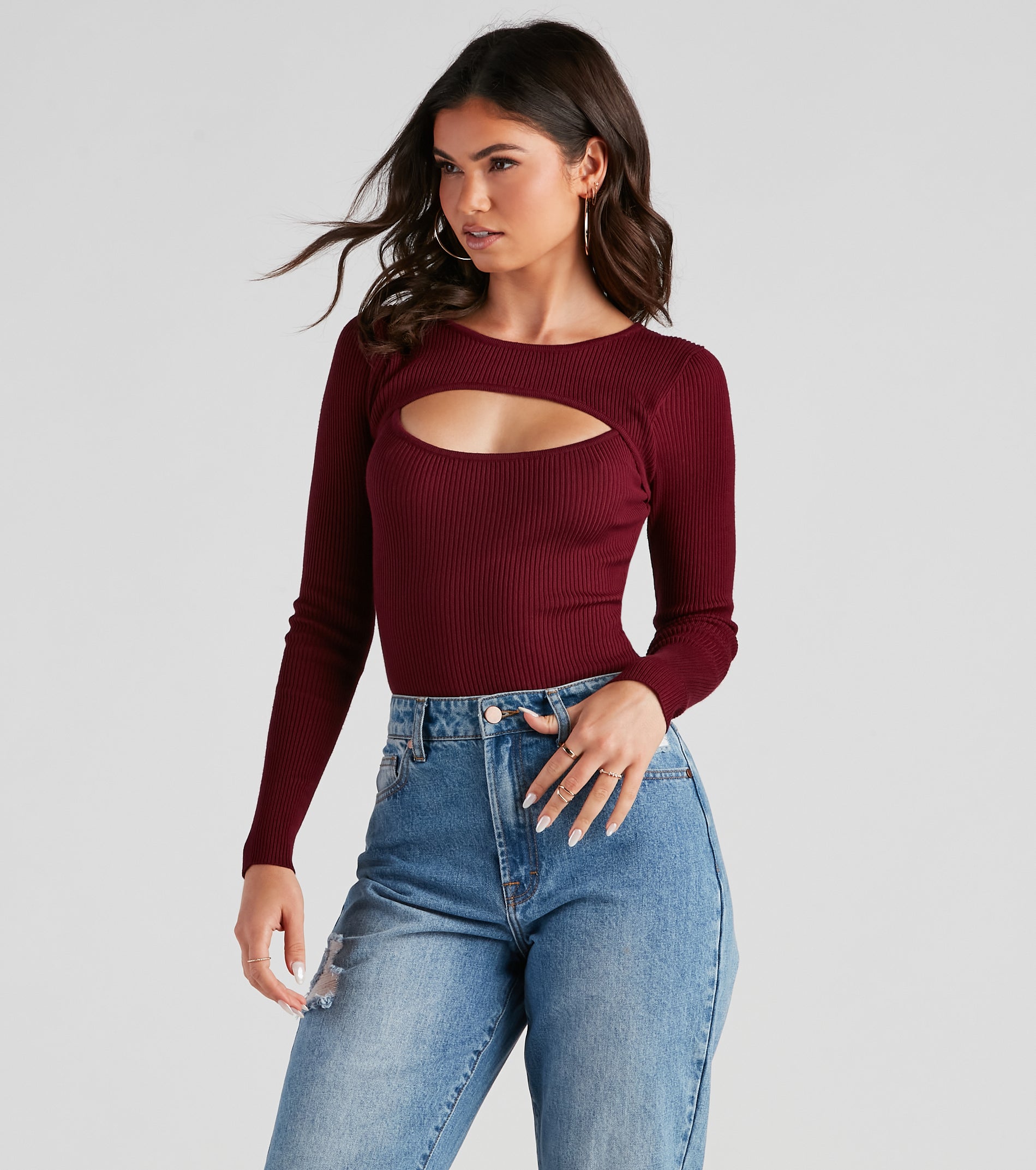 High Agenda Sweater Knit Bodysuit - Image 6