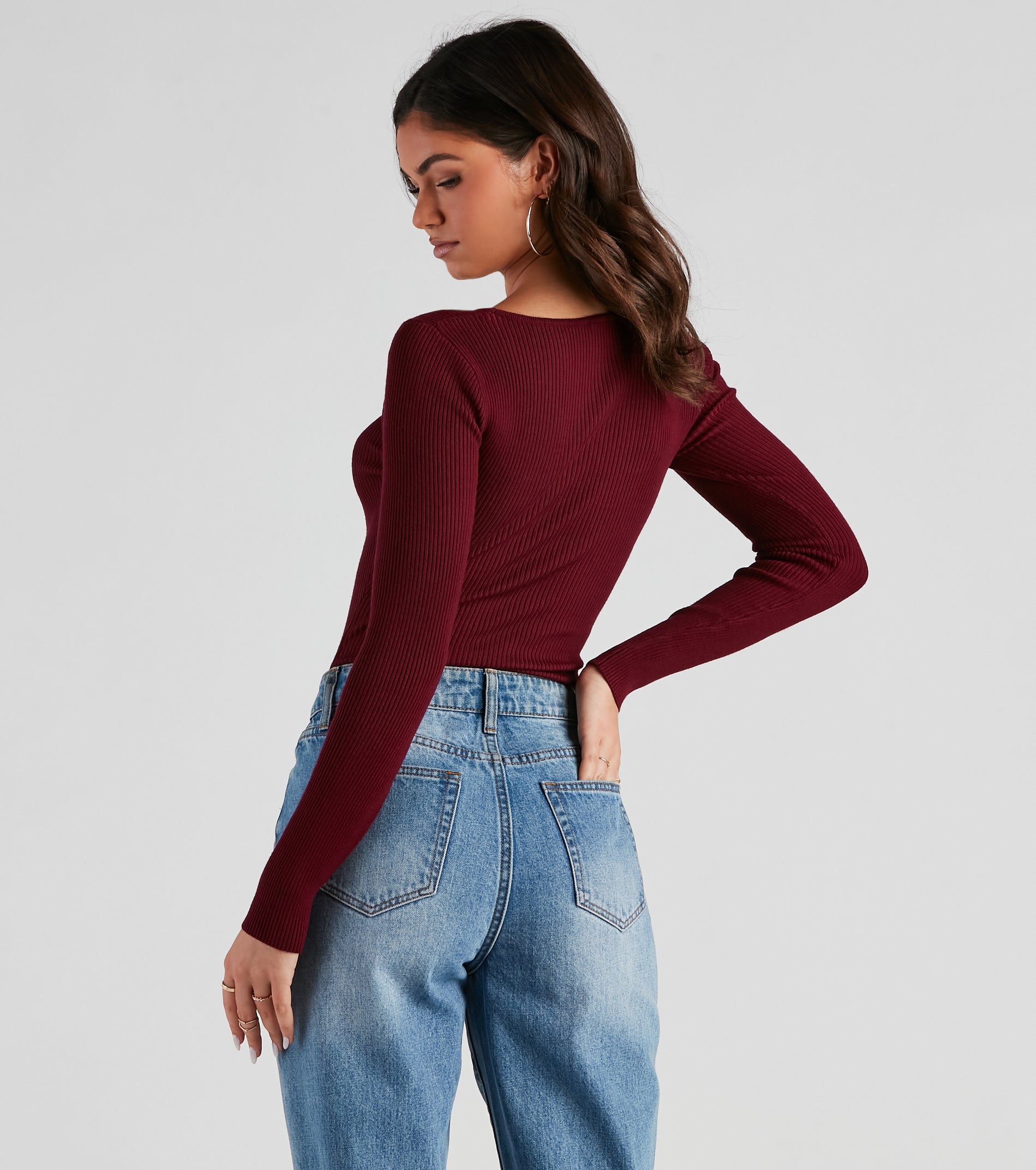 High Agenda Sweater Knit Bodysuit - Image 7