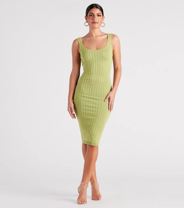 Taking the Plunge Scoop Neck Midi Dress - Image 61