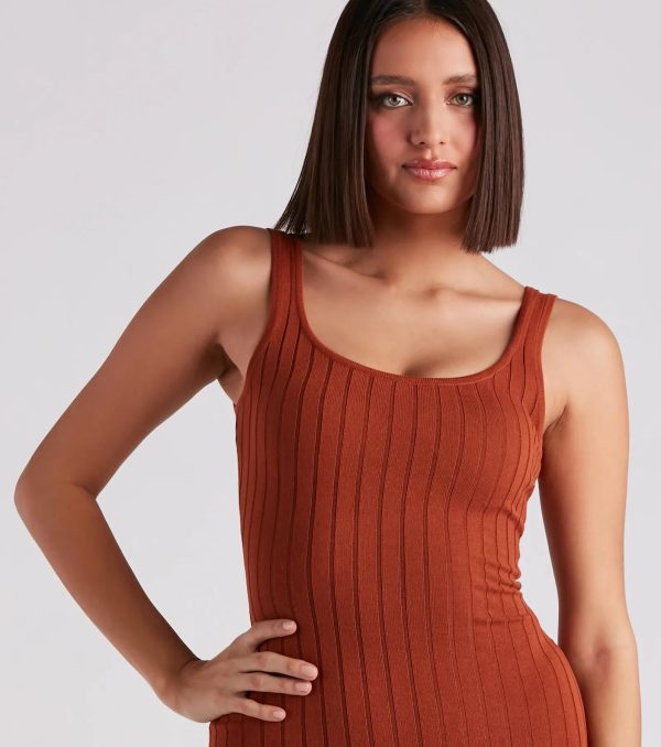 Taking the Plunge Scoop Neck Midi Dress - Image 80